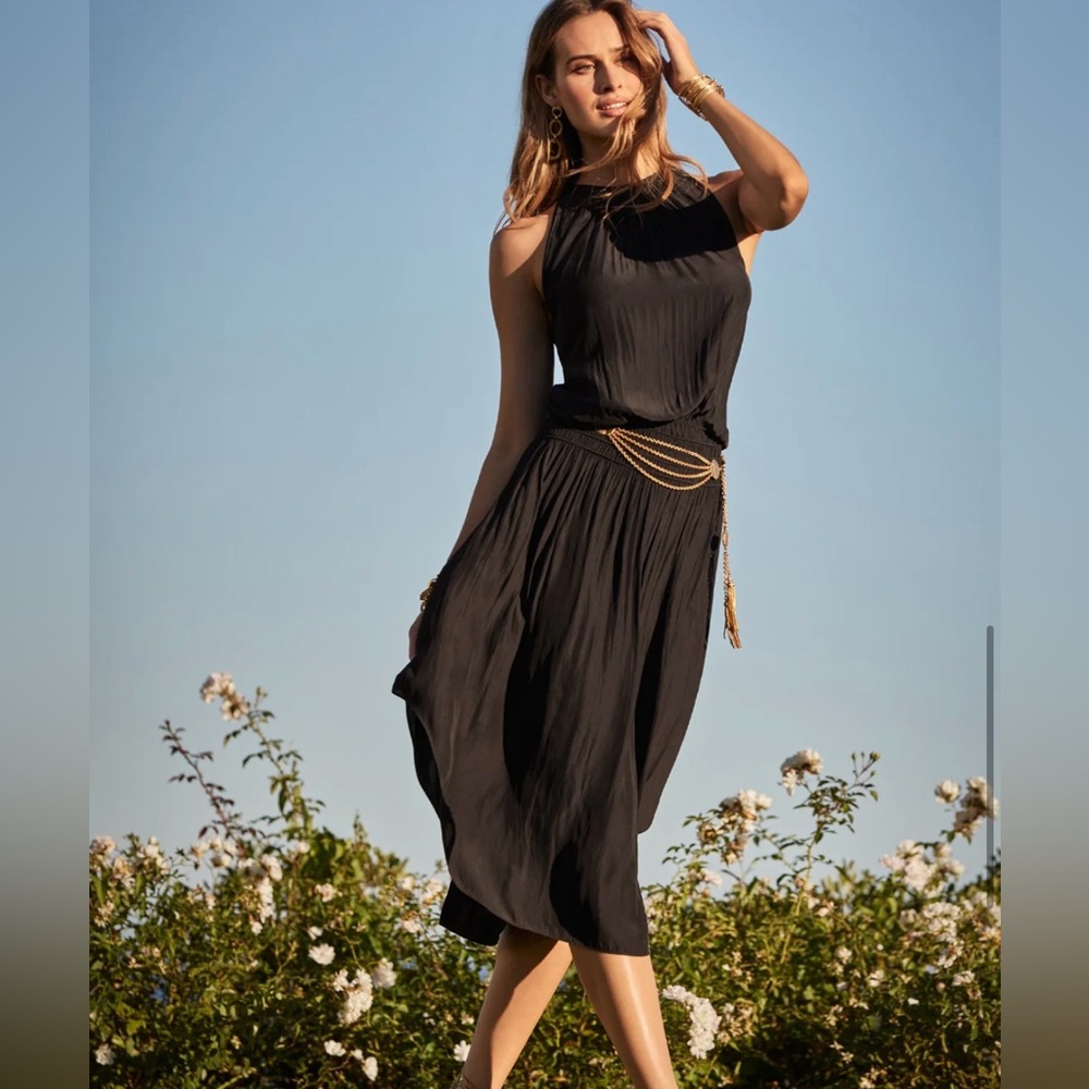 Ramy Brook
Audrey Sleeveless Midi Dress size XS in black